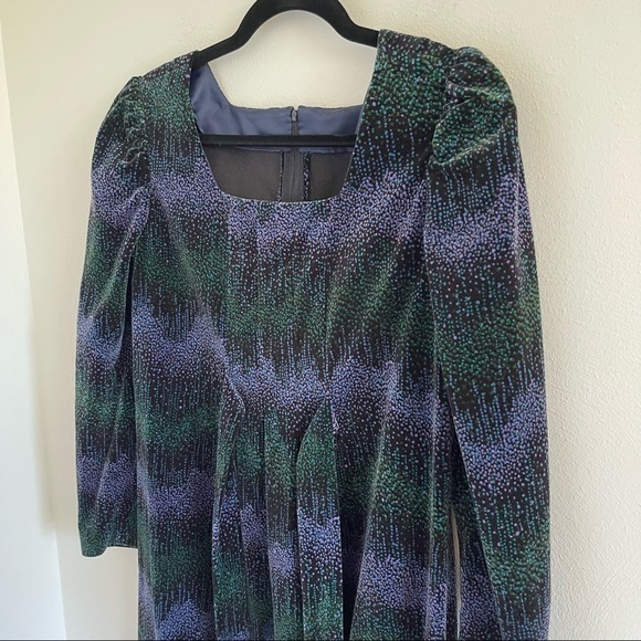 Vintage Velvet Maxi Dress - Picture 5 of 9